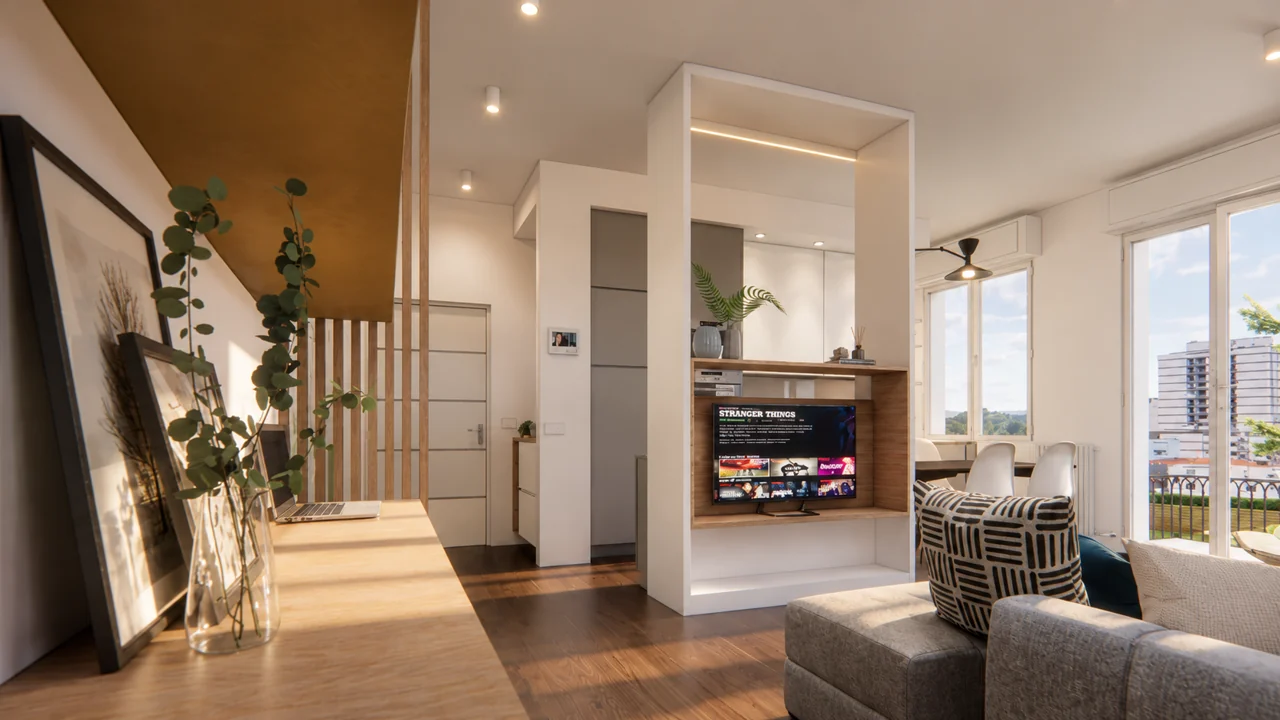 Spazi da abitare — Rendering · vista 2