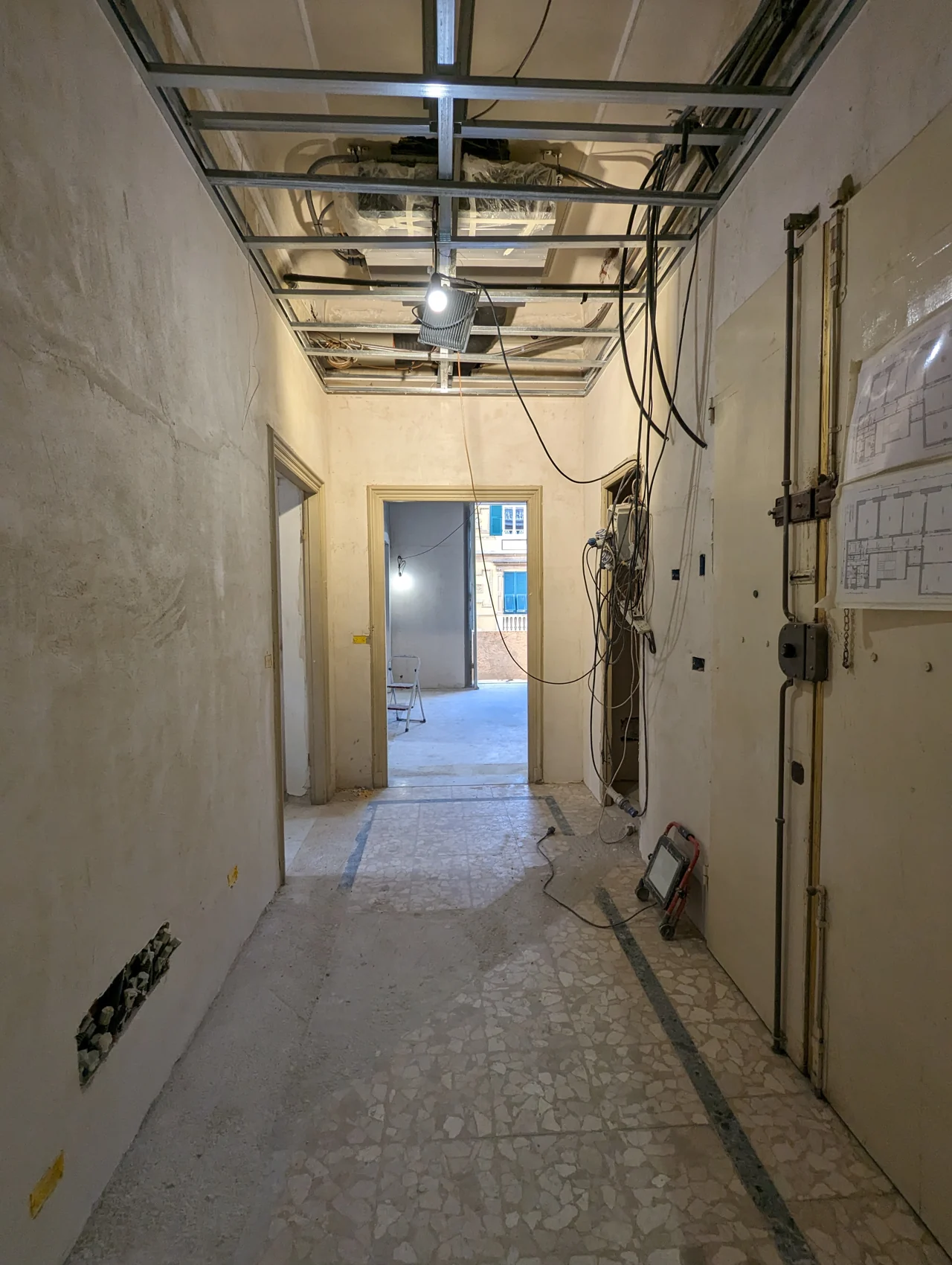 Un’altra vista della raccolta Durante i lavori