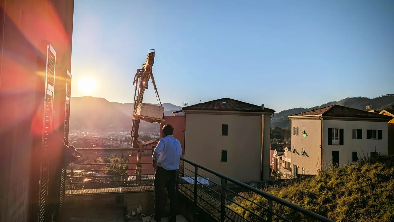 Durante i lavori — Cantiere · vista 4