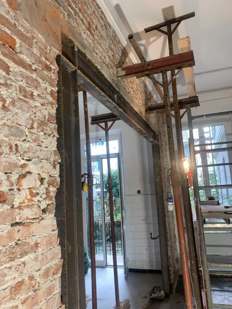 Durante i lavori — Cantiere · vista 10