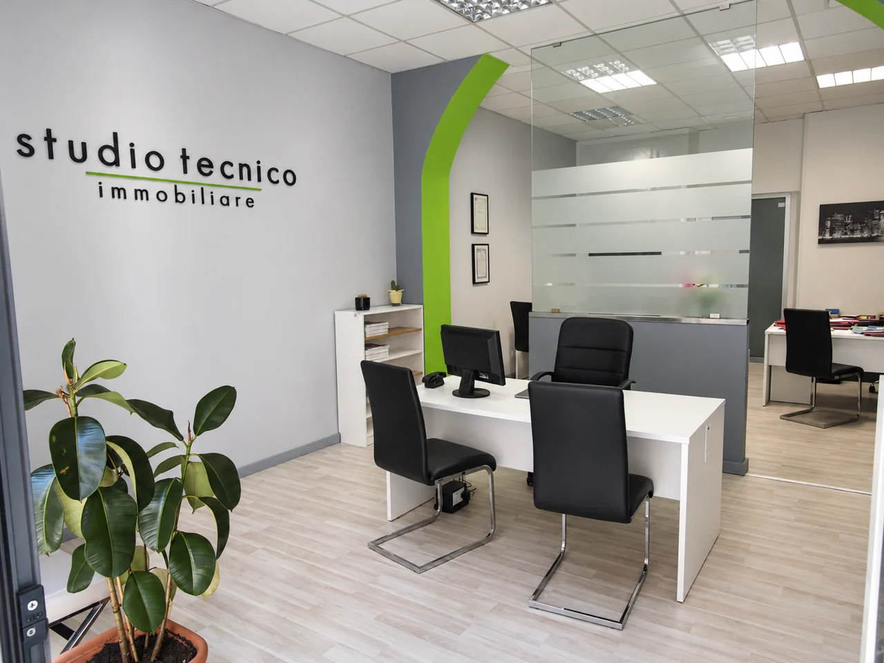 Interno dello Studio Tecnico Spitale in Via Lunigiana